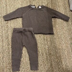 Zara cable-knit set 12-18 months